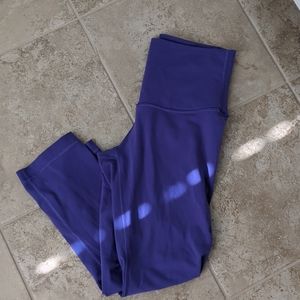 Lululemon high rise wunder under Capri legging